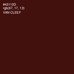 #43110D - Van Cleef Color Image